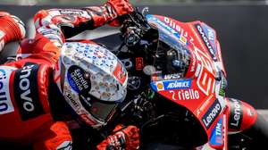 epa13054034 Spanish MotoGP rider Marc Marquez of Ducati Lenovo Team in action at the Grand Prix of Czechia at the Masaryk Circuit in Brno, Czech Republic, 21 June 2026.  EPA/MARTIN DIVISEK