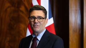 epa13266478 British Prime Minister Andy Burnham attends a bilateral meeting  with Norway's Prime Minister Jonas Gahr Store on the opening day of the Labour Party annual conference in Liverpool, Britian, 27 September 2026. The conference runs until 30 September.  EPA/CHRIS RATCLIFFE / POOL