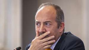 O governador do Banco de Portugal, Álvaro Santos Pereira, durante conferência de imprensa de apresentação do Boletim Económico (março 2026), no Museu do Dinheiro, em Lisboa, 25 de março de 2026. JOSÉ SENA GOULÃO/LUSA