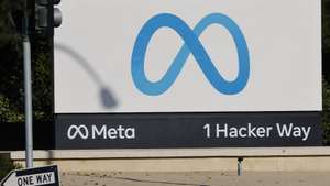 epa11757741 Meta Platforms (Meta) signage in front of the headquarters in Menlo Park, California, USA, 04 December 2024. Meta Platforms stock hits a 52-week high, up 73.3 percent year to date (YTD). CEO Mark Zuckerberg announced to ramp up AI investments into next year.  EPA/JOHN G. MABANGLO