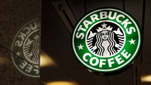 epa01617229 (FILE) A file photograph showing a Starbucks cafe sign at a Starbucks cafe at Frankfurt airport, Germany on 27 June 2008.  Starbucks is to close 300 stores and eliminate 6,700 jobs as the premium coffee outlet finds it hard to thrive in the struggling economy, the company said 28 January 2008.  Some 200 of the store closures will take place in the US with 100 more facing closure overseas, said the Seattle based company, which estimated that the cuts will save it 500 million dollars this year.  EPA/MAURITZ ANTIN