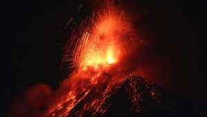 Erupção do vulcão do Fogo