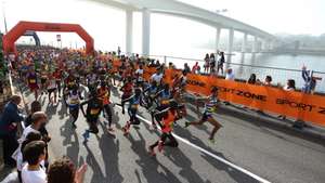 Atletas durante a sua participação na prova da Meia Maratona do Porto. Porto, 16 setembro 2018. MANUEL FERNANDO ARAÙJO/LUSA