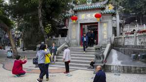 Templo de A-Má, Deusa protetora dos navegantes em Macau, China.17 de dezembro de 2019. JOÃO RELVAS/LUSA