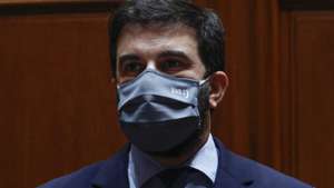 O ministro da Educação, Tiago Brandão Rodrigues, durante a sua audição (conjunta com a Comissão de Educação, Ciência, Juventude e Desporto), na Comissão de Orçamento e Finanças, no âmbito da apreciação na especialidade do Orçamento do Estado de 2021 (OE2021), na Assembleia da República, em Lisboa, 30 de outubro de 2020. ANTÓNIO COTRIM/LUSA