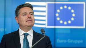 O presidente do Eurogrupo, Paschal Donohoe