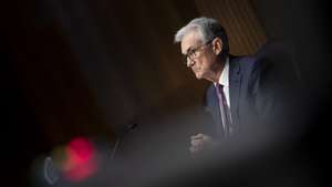 epa09678981 Federal Reserve Board Chairman Jerome Powell listens during his re-nominations hearing of the Senate Banking, Housing and Urban Affairs Committee on Capitol Hill in Washington, DC, USA, 11 January 2022.  EPA/Brendan Smialowski / POOL
