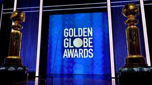 epa09676581 A handout photo made available by Getty Images North America showing a view of the stage during the 79th Annual Golden Globe is seen during the 79th Annual Golden Globe Awards at The Beverly Hilton in Beverly Hills, California, USA, 09 January 2022.  EPA/Emma McIntyre / HANDOUT  HANDOUT EDITORIAL USE ONLY/NO SALES