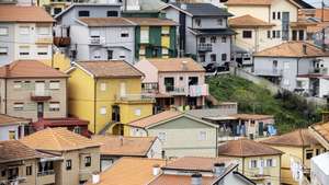 Casas na Freguesia da Afurada, Vila Nova de Gaia, 20 de março de 2023. JOSÉ COELHO/LUSA