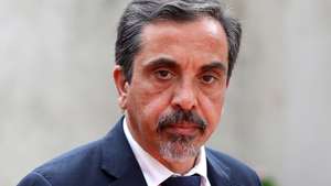 epa10700517 Portugal's Secretary of State for National Defense Marco Capitao Ferreira arrives to attend the European Air Defense Conference at Les Invalides in Paris, France, 19 June 2023.  EPA/GEOFFROY VAN DER HASSELT / POOL  MAXPPP OUT