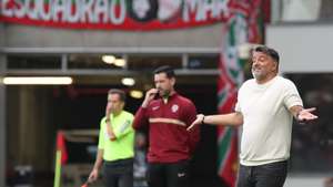 Manuel Cruz (Tulipa) treinador do Vizela durante o encontro frente ao Marítimo  jogo da Primeira Liga de Futebol realizado no Estádio do Marítimo, no Funchal, 19 de maio de 2023. HOMEM DE GOUVEIA/LUSA