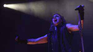 epa05771950 Portuguese gothic metal band Moonspell performs at Campo Pequeno Arena in Lisbon, Portugal, 04 February 2017.  EPA/MIGUEL A.LOPES