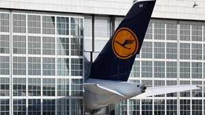 epa11155097 A view of the Lufthansa Technik building at the Munich International Airport in Munich, Germany, 15 February 2024.  EPA/ANNA SZILAGYI