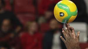 Bola de voleibol, Lisboa 30 de novembro de 2023. ANTONIO COTRIM/LUSA