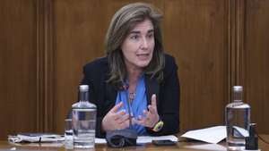 A anterior ministra do Trabalho, Solidariedade e Segurança Social, Ana Mendes Godinho, ouvida na Comissão de Trabalho, Segurança Social e Inclusão, a requerimento dos grupos parlamentares da IL e do CH, sobre a situação financeira da Santa Casa da Misericórdia de Lisboa e sobre o negócio da internacionalização dos jogos sociais. Assembleia da República, Lisboa, 15 de maio de 2024. MIGUEL A. LOPES/LUSA