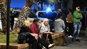 epa11357017 Citizens of Pozzuoli reside in two tent camps set up by the Civil Protection in the port and Pertini seafront areas, Naples, Italy, 21 May 2024. From 7:51pm on 20 May until 12:31am on May 21st, the seismic swarm underway in the Campi Flegrei area recorded approximately 150 earthquakes, the strongest of which was magnitude 4.4, within the Solfatara.  EPA/CIRO FUSCO