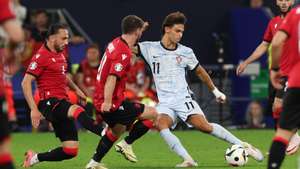 Portugal player Joao Felix in action during the UEFA EURO 2024 group F soccer match against Georgia, in Gelsenkirchen, Germany, 26 June 2024. MIGUEL A. LOPES/LUSA