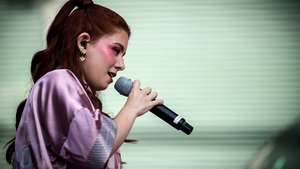 Portuguese singer Barbara Tinoco performs live in concert on the second day of the Mares Vivas Festival, that runs until 16 July, in Madalena, Vila Nova de Gaia, Portugal, 15 July 2023. RUI MANUEL FARINHA/LUSA
