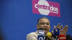 epa11549146 Venezuelaâ€™s former presidential candidate Enrique Marquez addresses a press conference in Caracas, Venezuela, 14 August 2024. Marquez called on Nicolas Maduro to listen to the calls for election transparency coming from both in and out of the country, after Venezuelan authorities ratified Maduroâ€™s victory in the presidential elections held in July 2024.  EPA/Henry Chirinos