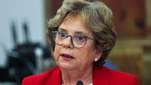 A Provedora de Justiça, Maria Lúcia Amaral, durante a sua audição perante a Comissão de Assuntos Constitucionais, Direitos, Liberdades e Garantias, que decorreu na Assembleia da República, em Lisboa, 10 de outubro de 2024. ANTÓNIO COTRIM/LUSA