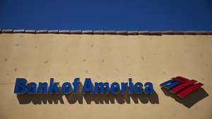 epa11638919 A Bank of America sign is displayed at a Bank of America financial center in Los Angeles, California, USA, 02 October 2024. Thousands of Bank of America customers in the US have reported an online glitch that either prevented them from accessing their accounts or showed a $0 balance.  EPA/ALLISON DINNER