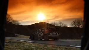 epaselect epa11850627 Sebastien Ogier of France drives his TOYOTA GR Yaris Rally1 during Day 2 of the Rally Monte Carlo from Saint-Maurice to La Breole, in Gap, France, 24 January 2025.  EPA/Nikos Mitsouras