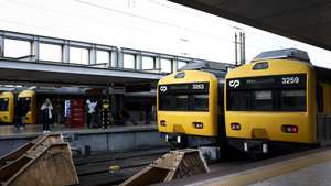 Estação do Cais do Sodré durante o dia de greve convocada pelo Sindicato dos Maquinistas dos Transportes Ferroviários Portugueses, em Lisboa, 06 de dezembro de 2024. A greve convocada pelo Sindicato abrange sete empresas: CP - EPE, Fertagus, MTS - Metro do Sul do Tejo, ViaPorto, Captrain, Medway e IP - Infraestruturas de Portugal. FILIPE AMORIM/LUSA