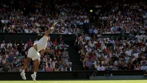 epa12210912 Carlos Alcaraz of Spain in action during the Men's 2nd round match against Oliver Tarvet of Britain at the Wimbledon Championships, Wimbledon, Britain, 02 July 2025.  EPA/NEIL HALL  EDITORIAL USE ONLY