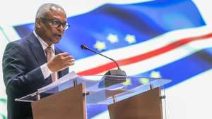 Presidente da Republica de Cabo Verde, José Maria Neves, usa da palavra na cerimónia de celebração dos 50 anos de independência de Cabo Verde, na Cidade da Praia, em Cabo Verde, 05 de julho de 2025. ELTON MONTEIRO/LUSA