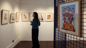 A cidade do Porto ganha este sábado um novo museu dedicada à arte da caricatura chamado PortoCartoon e que abre no histórico Palácio das Artes com as exposições “Limpar o Planeta”, “Greta Thunberg” e “Cristiano Ronaldo”, Porto, 23 de outubro de 2025.  (ACOMPANHA TEXTO DA LUSA DE 07-11-2025) JOSÉ COELHO/LUSA