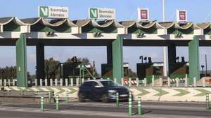 Portagens do Pinhal Novo, auto-estrada A12, em Setúbal, 30 de dezembro de 2024. ANTÓNIO PEDRO SANTOS/LUSA