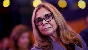A ministra da Saúde, Ana Paula Martins, durante a sessão de encerramento da 8.ª Convenção Nacional da Saúde (CNS), que serviu para a apresentação do Relatório de Avaliação de Desempenho e Impacto do Sistema de Saúde (RADIS), em Lisboa, 12 de novembro de 2025. FILIPE AMORIM/LUSA