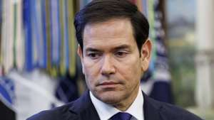 epa12532459 US Secretary of State Marco Rubio attends a meeting with US President Trump and the White House Task Force on the FIFA World Cup 2026 at the White House in Washington, DC, USA, 17 November 2025.  EPA/WILL OLIVER / POOL