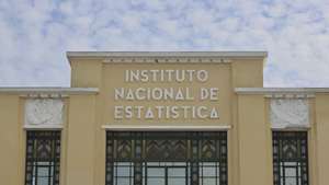 Fachada do Instituto Nacional de Estatística - INE, em Lisboa, 15 de outubro  de 2025. ANTÓNIO COTRIM/LUSA