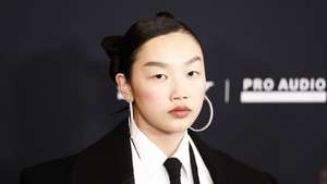 epa12696493 US singer and songwriter Audrey Nuna attends the Recording Academy and Clive Davis' Salute To Industry Icons pre-Grammy gala at the Beverly Hilton in Los Angeles, California, USA, 31 January 2026.  EPA/CHRIS TORRES