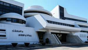 Edifício da Câmara Municipal de Albufeira, 29 de outubro de 2017. LUÍS FORRA/LUSA