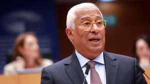 epa12849074 European Council President Antonio Costa speaks during a debate on the conclusions of the 19 March European Council summit during a plenary session at the European Parliament in Brussels, Belgium, 25 March 2026. EU lawmakers also debated energy concerns sparked by Middle East conflict and Strait of Hormuz shipping delays, focusing on strengthening EU energy security while ensuring market stability and affordability.  EPA/OLIVIER HOSLET