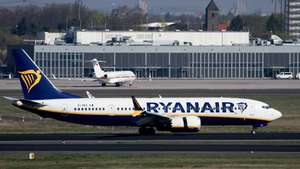 epa12895809 A Ryanair airplane waits on the tarmac at the Berlin Brandenburg Airport in Schoenefeld, Germany, 17 April 2026. Global airlines face surging jet fuel costs amid escalating tensions in the Middle East. The volatile situation is tightening supply and pushing kerosene prices to record levels.  EPA/FILIP SINGER