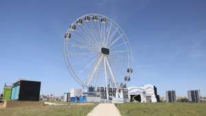 Recinto do Rock In Rio Lisboa que hoje foi apresentado por Carlos Moedas, presidente da Câmara Municipal de Lisboa, e Roberta Medina, vice-presidente executiva do Rock in Rio, durante uma visita, Lisboa, 11 de junho de 2026. O festival decorre nos dias 20, 21, 27 e 28 de junho. MANUEL DE ALMEIDA/LUSA