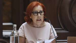 A ministra do Ambiente e Energia, Maria da Graça Carvalho, durante a audição na Comissão de Ambiente e Energia. na Assembleia da República, Lisboa, 01 de julho de 2026.  MANUEL DE ALMEIDA/LUSA