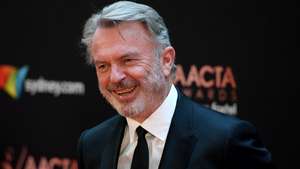 epa08042902 British New Zealand actor Sam Neill arrive at the 2019 Australian Academy of Cinema and Television Arts Awards in Sydney, Australia, 04 December 2019.  EPA/DAN HIMBRECHTS AUSTRALIA AND NEW ZEALAND OUT