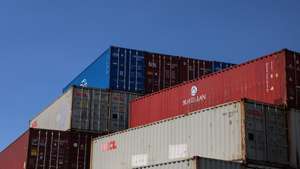 epa13083758 Shipping containers are seen at the container terminal in the Port of Gennevilliers, near Paris, France, 03 July 2026. As part of a trade agreement concluded in 2025 with the United States, the European Union (EU) has decided to import US industrial goods and lobster into the EU duty-free to avert a broader transatlantic trade conflict. In addition, tariff reductions or tariff quotas took effect for selected US agricultural products and seafood, thereby improving their access to the EU market.  EPA/MOHAMMED BADRA