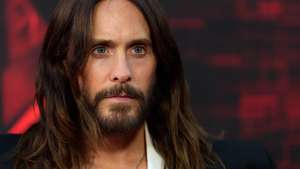 epa12435926 US actor Jared Leto arrives to the Disney premiere of 'Tron: Ares' at the TCL Chinese Theatre in Los Angeles, California, USA, 06 October 2025.  EPA/ALLISON DINNER