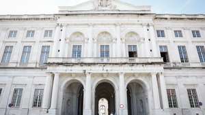 Fachada do Palácio Nacional da Ajuda, em Lisboa, 09 de outubro de 2024. Património. Monumentos. ANTÓNIO PEDRO SANTOS/LUSA