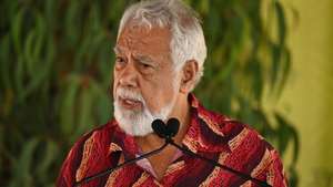 epa13145001 Kay Rala Xanana Gusmão, Prime Minister of the Democratic Republic of Timor-Leste speaks at the Key Forum as part of the 26th annual Garma Festival in Gulkula, Northern Territory, Australia, 01 August 2026. The Garma Festival takes place on the remote northeast Arnhem Land, celebrating Yolngu culture and customs in a four-day event hosted by the Yothu Yindi Foundation.  EPA/JAMES ROSS NO ARCHIVING - VISUALS FROM THE YYF GARMA 26TH ANNIVERSARY ARE STRICTLY FOR NEWS AND CURRENT AFFAIRS COVERAGE ONLY. VISUALS MUST NOT BE USED FOR PROMOTIONAL, ADVERTISING, COMMERCIAL, FUNDRAISING OR ANY OTHER PURPOSE AUSTRALIA AND NEW ZEALAND OUT