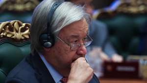 epa13236156 United Nations Secretary-General Antonio Guterres attends a session in the BRICS Plus/Outreach format of the 18th BRICS Summit in New Delhi, India, 13 September 2026. India is hosting the 18th BRICS Leaders' Summit from 12 to 13 September 2026 under the theme 'Building for Resilience, Innovation, Cooperation, and Sustainability.'  EPA/ALEXANDER KAZAKOV / SPUTNIK / KREMLIN POOL MANDATORY CREDIT