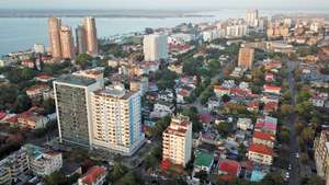 Fotografia aérea sobre a cidade de Maputo, Moçambique, 12 de dezembro de 2019. ANTÓNIO SILVA/LUSA