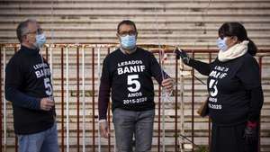 Elementos da associação dos Lesados do Banif