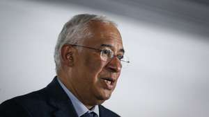 O primeiro-ministro, António Costa, discursa durante a apresentação de Medidas de Transição Digital nos Serviços Públicos da Segurança Social, em Lisboa, 18 de janeiro de 2023. RODRIGO ANTUNES/LUSA