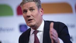 epa10634343 Britain's opposition Labour Party leader Sir Keir Starmer speaks at the British Chambers of Commerce Global Annual Conference in London, Britain, 17 May 2023. Mr. Starmer has set out his five point plan for the Labour Party’s plan for Britain’s growth.  EPA/TOLGA AKMEN